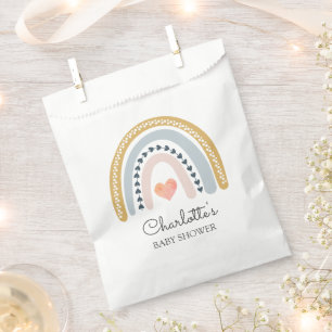Watercolor Rainbow Baby Geschenktütchen