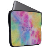 Watercolor Rainbow Design Laptopschutzhülle (Vorne Rechts)