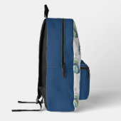 Watercolor Rainbow-Muster Bedruckter Rucksack (Links)