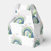 Watercolor Rainbow-Muster Geschenkschachtel (Rückseite)