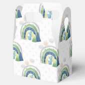 Watercolor Rainbow-Muster Geschenkschachtel (Geöffnet)