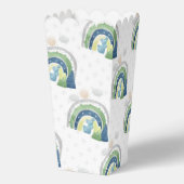 Watercolor Rainbow-Muster Geschenkschachtel (Rückseite)
