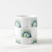 Watercolor Rainbow-Muster Kaffeetasse (Mittel)