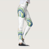 Watercolor Rainbow-Muster Leggings (Rechts)