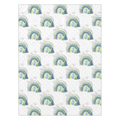 Watercolor Rainbow-Muster Tischdecke (Vorderseite)