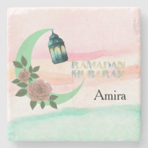 Watercolor Ramadan – Halbmond 