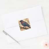 Watercolor Raven Crow Sticker (Umschlag)