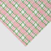Watercolor Red and Green Whimsical Plaid Seidenpapier (Ausschnitt)