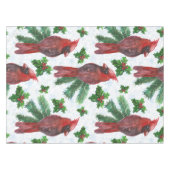 Watercolor Red Cardinal Bird Tischdecke (Vorderseite (Horizontal))