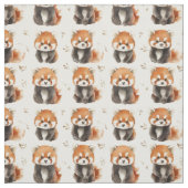 Watercolor Red Pandas Stoff (Muster)