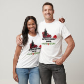 Watercolor Red Truck Our Favorite Christmas T-Shirt (Unisex)