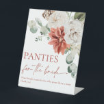 Watercolor Red Winter Christmas Panty Game Sockelschild<br><div class="desc">Watercolor Red Winter Christmas Panty Game</div>