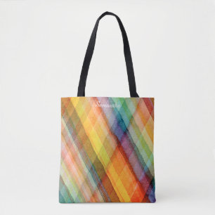 Watercolor-Regenbogen-All-Over-Print-Tasche Tasche