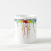 Watercolor-Regenbogen *Artist* Tasse (Mittel)