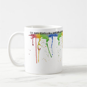 Watercolor-Regenbogen *Artist* Tasse