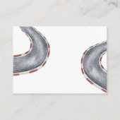 Watercolor-Rennwagen - Bücher für das Baby Begleitkarte (Rückseite)