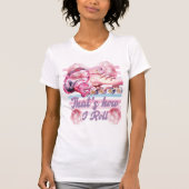 Watercolor Roller Blade Birthday T-Shirt (Vorderseite)