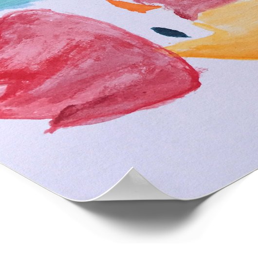 Watercolor Rom Poster (Ecke)