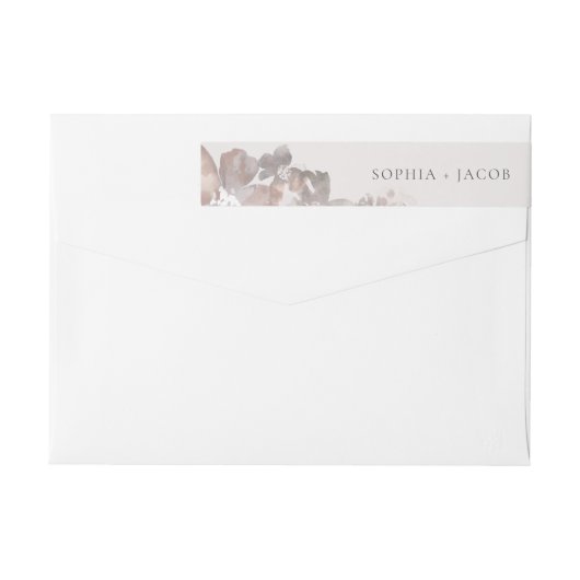 Watercolor Romance Wrap rund um das Label (Rückseite)