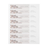 Watercolor Romance Wrap rund um das Label (Bogen)