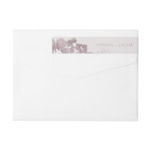 Watercolor Romance Wrap rund um das Label (Rückseite)