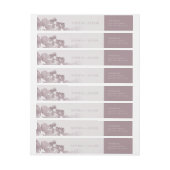 Watercolor Romance Wrap rund um das Label (Bogen)