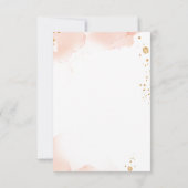 Watercolor rosa erste heilige Kommune danke Karte (Rückseite)