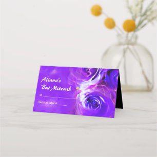 WATERCOLOR ROSE Bat Mitzvah SitzplatzEscortkarte Platzkarte