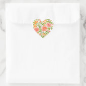 Watercolor Rose Bouquet Stickers (Tasche)