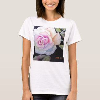 Watercolor-Rose cami der Frauen T-Shirt