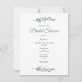 Watercolor Rosemary Einladung (Vorderseite)