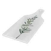 Watercolor Rosemary Schneidebrett (Ecke)