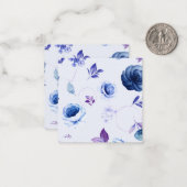 Watercolor Roses 31 Mitteilungskarte (Vorderseite/Rückseite Beispiel)