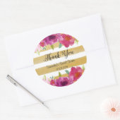 Watercolor Roses Bridal Shower Sticker (Umschlag)