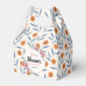 Watercolor Roses & Eucalyptus Baby Shower Geschenkschachtel (Vorderseite)