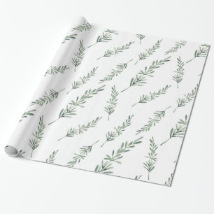 Watercolor Rosmuster Papier Geschenkpapier