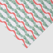 Watercolor Rot & Green Weihnachtsgarten Seidenpapier (Ausschnitt)