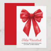 Watercolor Rotband Frohe Weihnachten (Vorne/Hinten)