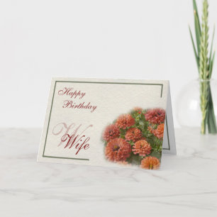 Watercolor-roter u. orange karte