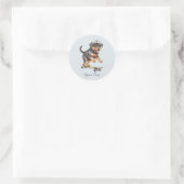 Watercolor Rottweiler Sticker (Tasche)