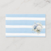 Watercolor Royal Botanique Hydrangea flower Recip Begleitkarte (Rückseite)