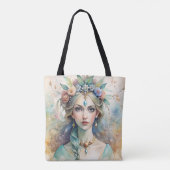 Watercolor Royal Muse-Tasche Tasche (Rückseite)