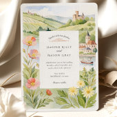 Watercolor RÜDESHEIM Deutschland Einladung zur Hoc