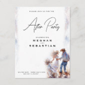 Watercolor Rustic Cowboy Wedding Begleitkarte (Vorderseite)