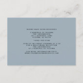 Watercolor Rustic Cowboy Wedding Begleitkarte (Rückseite)