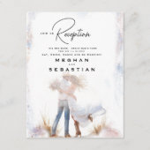 Watercolor Rustic Cowboy Wedding Begleitkarte (Vorderseite)