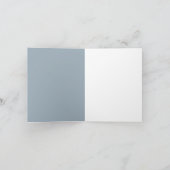 Watercolor Rustic Cowboy Wedding Dankeskarte (Innenseite)