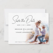 Watercolor Rustic Cowboy Wedding Einladung (Vorderseite)