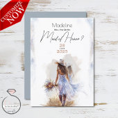 Watercolor Rustic Cowboy Wedding Einladung