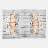 Watercolor Rustic Pumpkins Geschirrtuch (Horizontal)